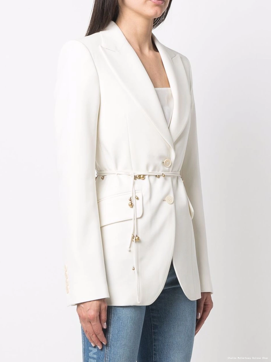Affordable belted Women single-breasted blazer Stella McCartney 0712